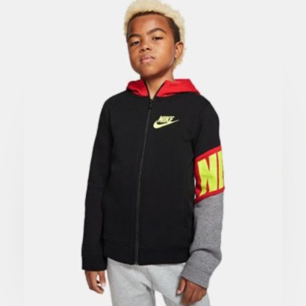 Nike Youth Black and Red Jacket